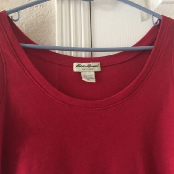 Eddie Bauer Women's Red Tank Top XL - Picture 4 of 4